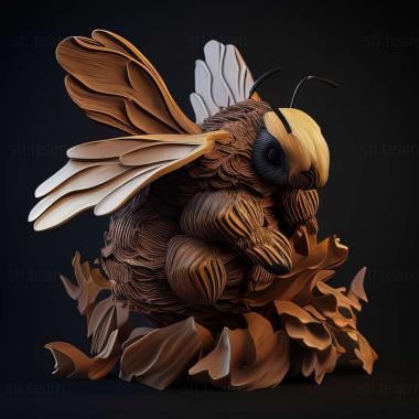 3D model Bombus mesomelas (STL)